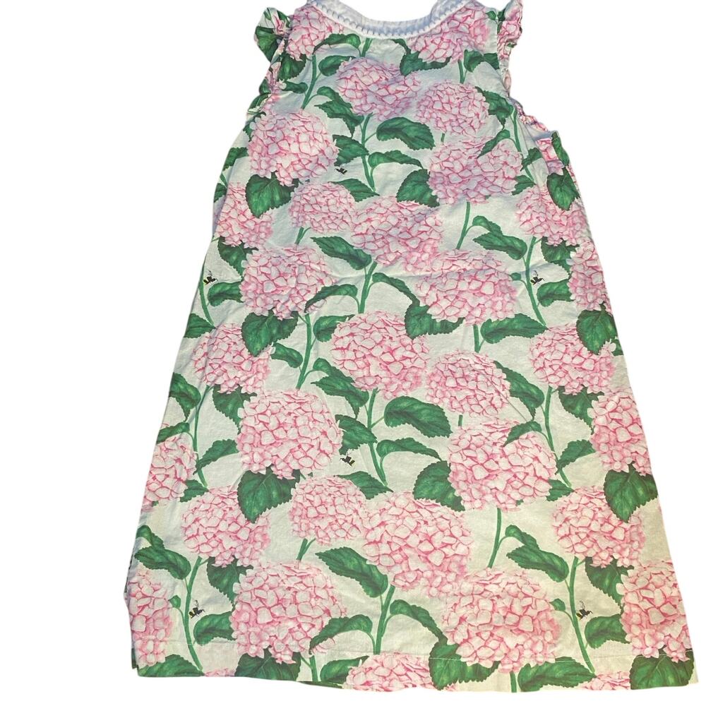 Crown & Ivy white pink floral pompom sleeveless‎ girls dress SIZE 10